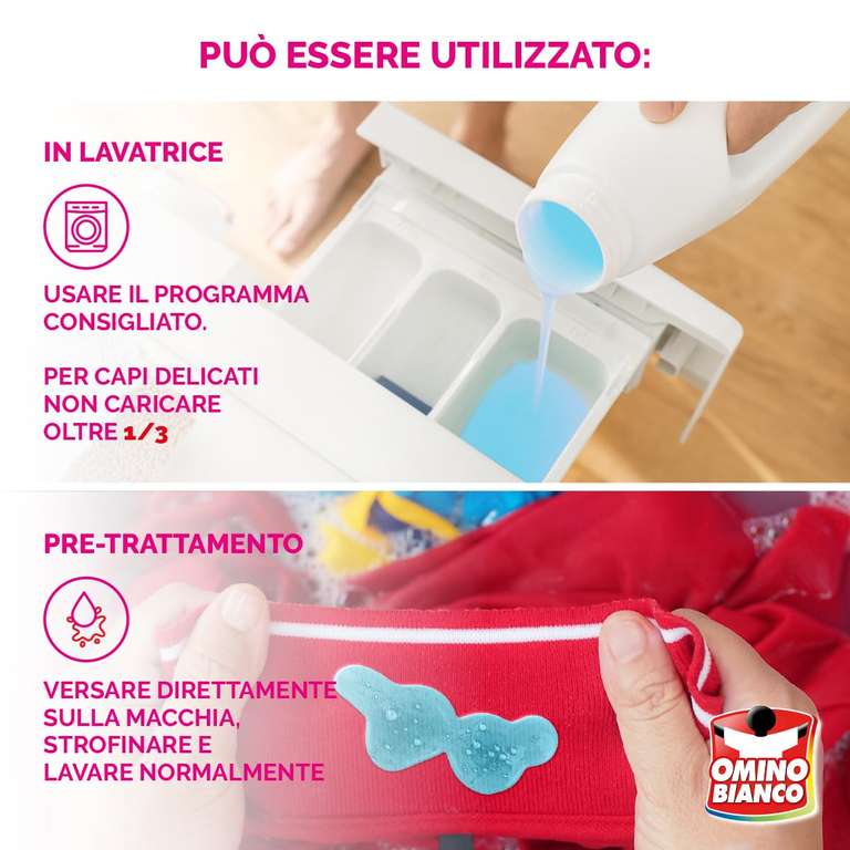 Omino Bianco - Detersivo Lavatrice Liquido, 44 Lavaggi