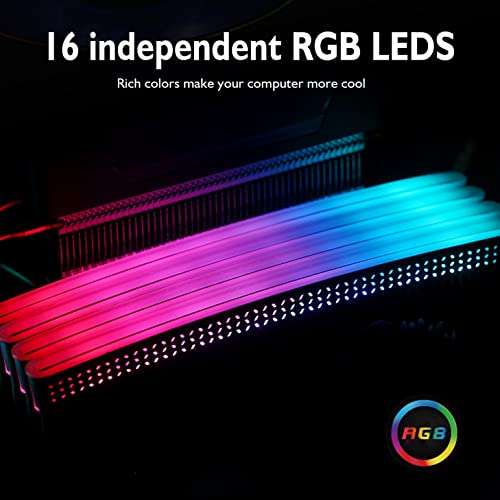 Memorie Kimtigo DDR4 [32GB, 3600MHz, CL19, RGB]