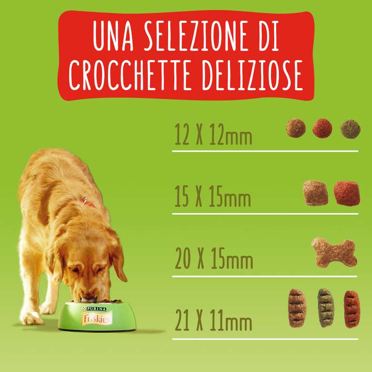 Purina Friskies Active | Crocchette di Manzo per Cani 9kg