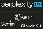 Perplexity Pro - 1 mese Gratis (richieste illimitate GPT4, Gemeni Pro, ecc. + Claude)