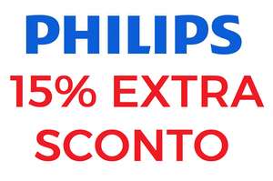 Philips - Sconto del 15% Extra valido sulle offerte in prevendita per il Black Friday