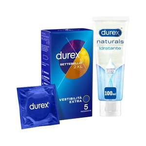 Pack Durex preservativi XL + Lubrificante da 100ml