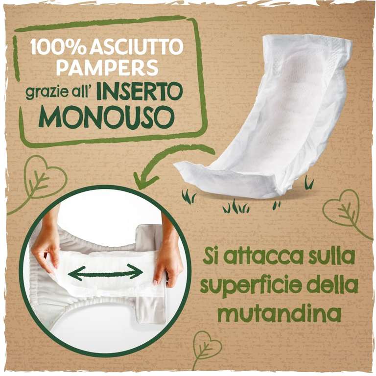 Pampers GREEN GENERATION Normal Pannolini INSERTI 100 pezzi (4-16 Kg)