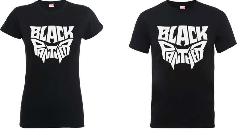 T-Shirt Black Panther Emblem - Nero uomo e donna 11.9€