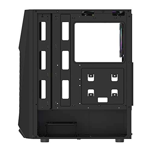 Nuwo Hoder T32 Black case ATX per PC Desktop Office Gaming