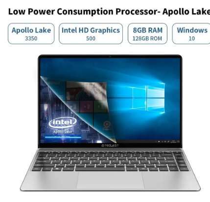 Teclast laptop F7S [14.1" UHD CPU Celeron, 8GB di RAM, 128GB]