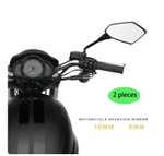 Specchietti Retrovisori Moto Scooter E-Bike | Set da 2, 10mm, Convessi (Per i nuovi Account 0,46€)