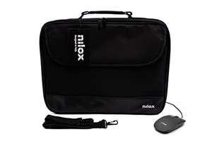 Nilox borsa per PC Portatile Notebag - [15.6", PRO2, con Mouse]