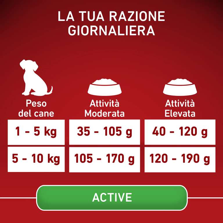 Purina One Mini Active: Crocchette con Pollo e Riso per Cani sotto ai 10kg (8 Confezioni da 800g)