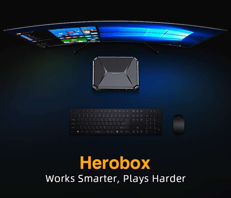 Chuwi - Herobox Mini PC [8/256G SSD, Celeron J4125 ]