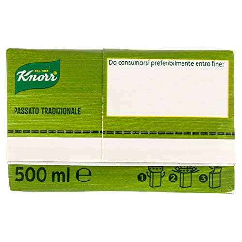 Knorr Passato di Verdure Tradizionale | Minestrone Vegetariano - Confezione da 5x500ml