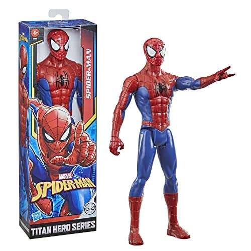 Hasbro - Marvel Titan Hero: action figure Spiderman o Loki [30 cm]