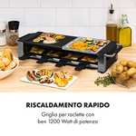 Klarstein Bistecca Griglia per Raclette [1200W, 2in1]