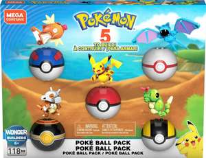 MEGA Pokémon | Poké Ball Serie Esclusiva: Confezione di 5 Personaggi da Costruire
