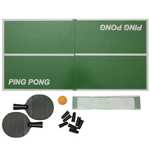 PING PONG Mini tavolo da ping pong con racchette e rete 5 pezzi. 95064000