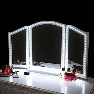Set di luci LED per specchio da trucco e toeletta [ 4 metri]