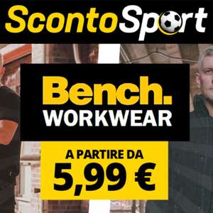 ScontoSport Saldi su abbigliamento da lavoro Bench Workwear a partire da 5.99€!