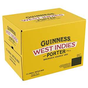 Guinness West Indies Porter Birra 12 x 500 ml