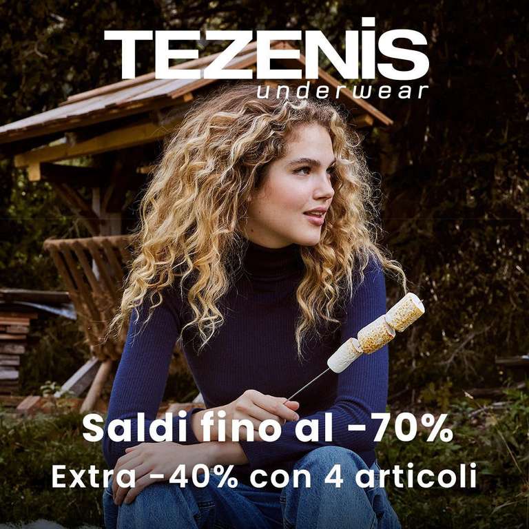 Saldi Tezenis fino al 70%+ Sconto Extra del -40% acquistando 4 articoli (per es. 4 pezzi Pigiama Tutone a soli 33,95€)