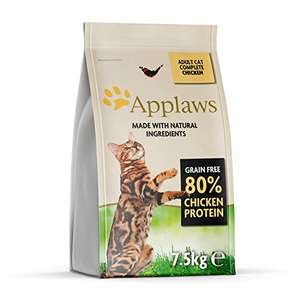 Applaws Alimento Secco per Gatti | Pollo, Sacco da 7.5 kg