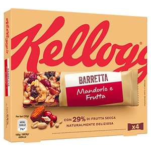 Barretta Kellogg’s | Mandorle e Frutta 4x32gr