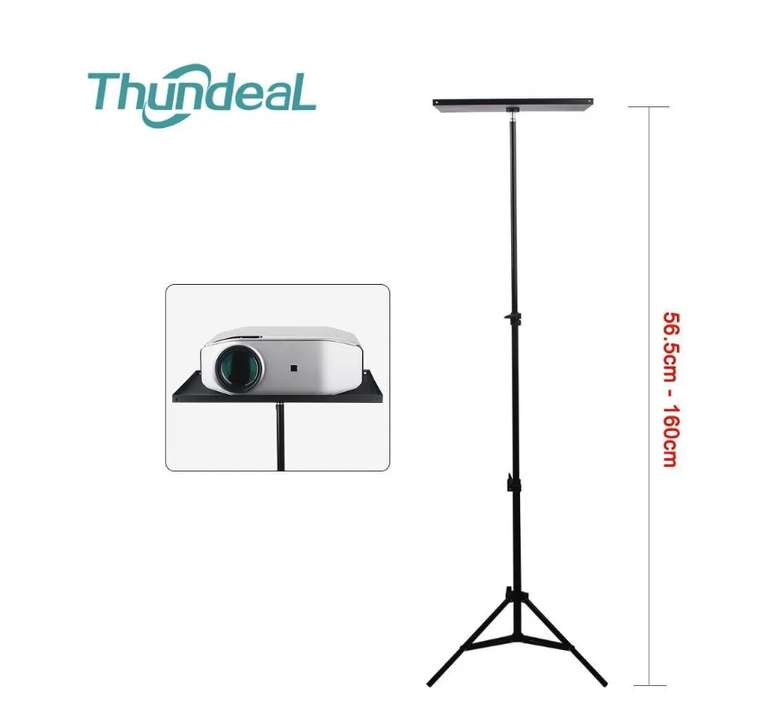 Supporto Regolabile ThundeaL | Per Laptop e Proiettore (universale con accessori, 110cm-160cm)