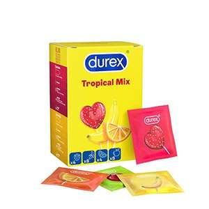Durex Tropical Preservativi Aromatizzati alla Frutta, 24 Profilattici