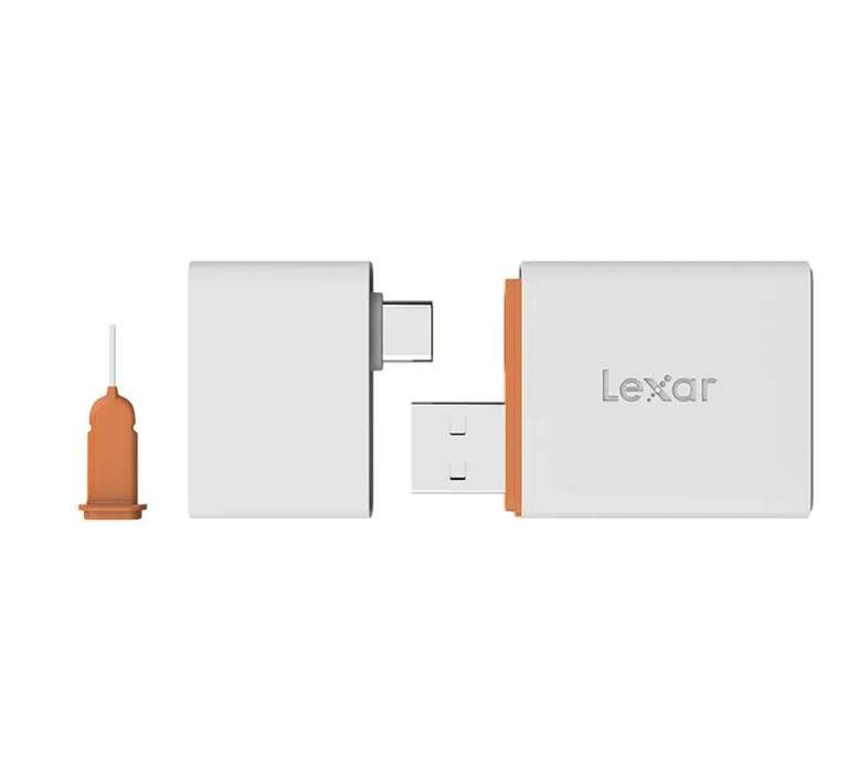 Lexar 350U Lettore di Schede Micro SD TF NM USB 3.1 - Slot USB Flash Drive per Telefono (nuovi account 4,49€)