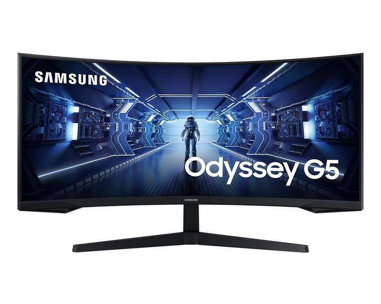 Monitor gaming Samsung Odyssey G5 [34" curvo, 165 Hz, 1 ms, FreeSync, Ultra WQHD]