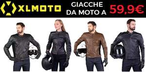 XLMOTO - Selezione di giacche da moto in pelle a soli 59,9€ [Donna, Uomo, dalla XS alla 3XL]