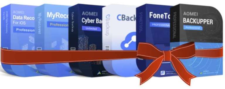 AIOMEI - 6 Software gratis (Giornata mondiale del backup)