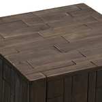 Amazon Aware Sgabello Tami quadrato per esterni in legno riciclato [color cacao]