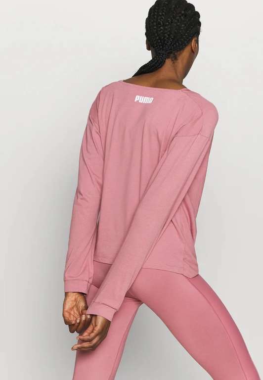 Pamela Reif x Puma Collection Overlay Crew - [maglietta a manica lunga, rosa]