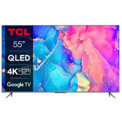 TCL - Smart TV QLED 55" [Ultra HD 4K, HDR, Google TV]