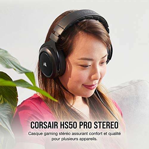 Corsair - Cuffie gaming Hs50 Pro [Con microfono]