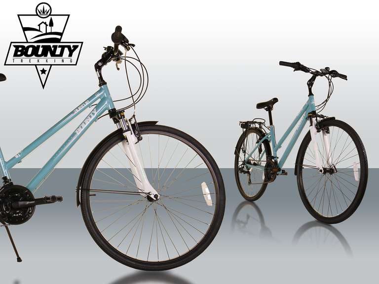 Bounty Avenue, Bicicletta Ibrida Unisex Adulto, Menta, 40.64 cm