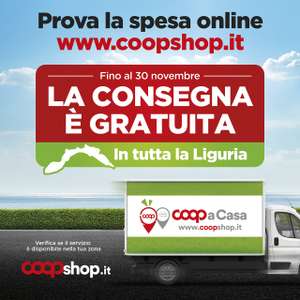 Coop Liguria consegna gratuita
