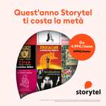 Storytel: eBook e Audiolibri al -50% per 1 anno (nuovi utenti)