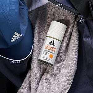 Adidas Power Booster Deodorante Roll-on Uomo - 72 Ore di protezione, formula vegana e senza Alcol, 50ml