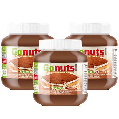Go Nuts - Crema spalmabile al gusto di tiramisù [3X350gr, senza zuccheri]
