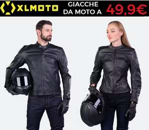 XLMOTO - Selezione di giacche da moto in pelle a soli 49,9€ [Donna, Uomo, dalla XS alla 3XL]