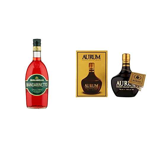 Bundle Liquori Mandarinetto Isolabella (70 ml) & Aurum Golden Orange (700 ml)