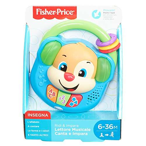 Fisher-Price - Lettore Musicale Canta e Impara