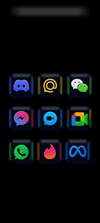[Google Play] Fluorescent - Icon Pack