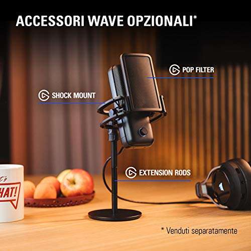 Microfono Elgato Wave 1 [USB a condensatore]