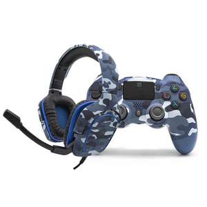 [PS 4] Xtreme 90432 | Blue Game Kit | Cuffie + Gamepad