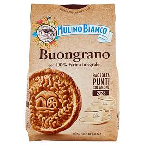Mulino Bianco Biscotti Buongrano | con 100% Farina Integrale (350 gr, ordine minimo 3)