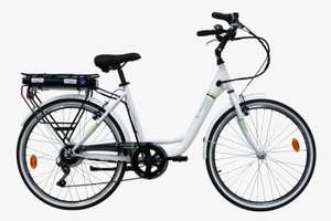 DENVER Bici a pedalata assistita 6V E4000 bianca - [26", cambio Shimano 6 velocità]