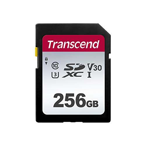 Transcend TS256GSDC300S-E Scheda di Memoria SDHC da 256 GB