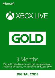 [Xbox] Abbonamento Gold 3 mesi